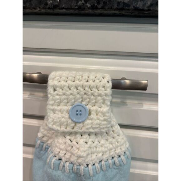 Crochet Top Kitchen Towel- Hello Summer - Picture 2 of 2